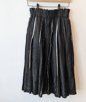 Comme des Garçons Black Deconstructed Panel Midi Skirt - Size S - Japan